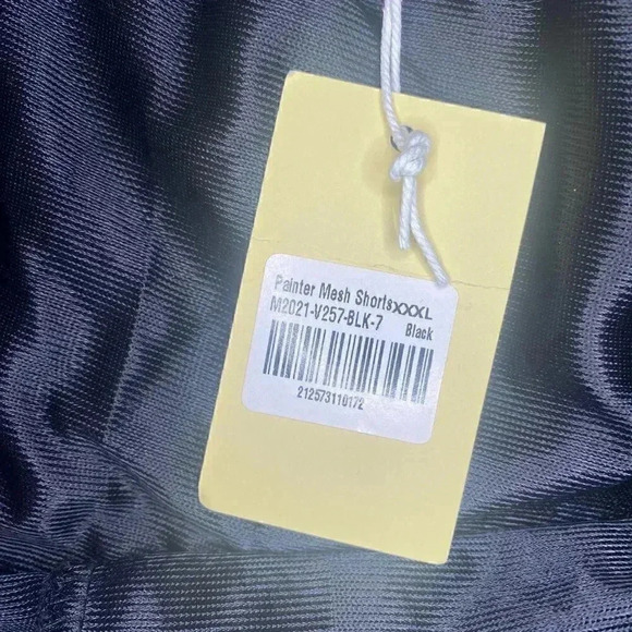 Mens NWT mnml Black Painted Mesh Shorts - XXXL - Picture 6 of 7